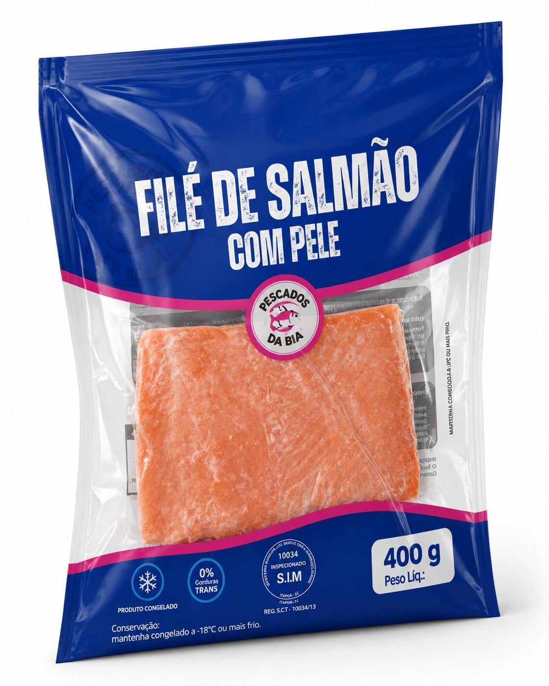 Filé de Salmão com Pele