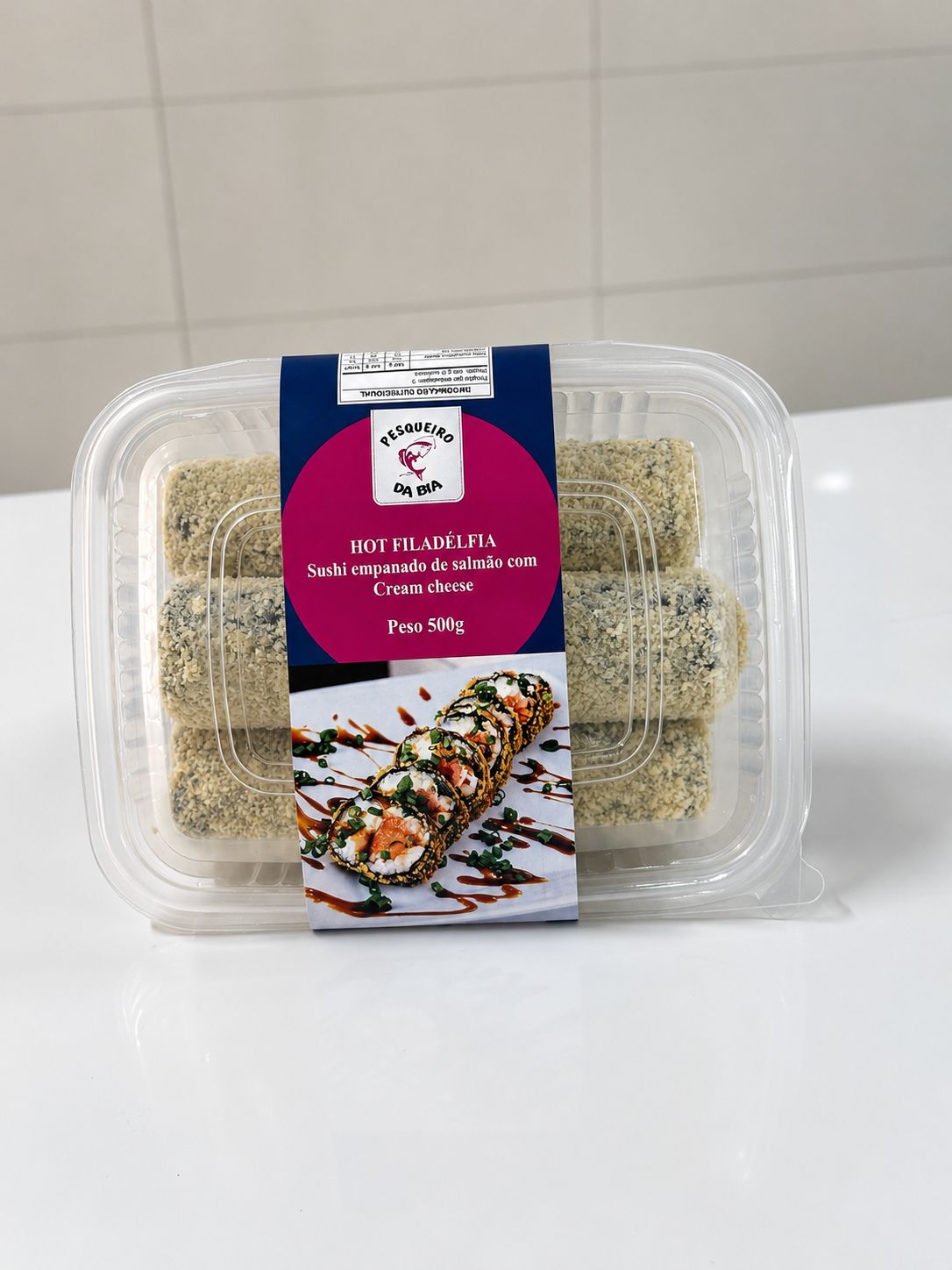Hot Filadélfia — Sushi de Salmão com Cream Cheese